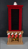 Santa Chimney Christmas Countdown Advent Calendar