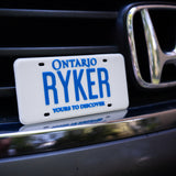 Replica Ontario License Plate