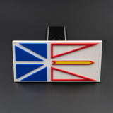 Newfoundland & Labrador Flag Trailer Hitch Ornament