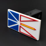 Newfoundland & Labrador Flag Trailer Hitch Ornament