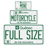 Replica Quebec Electric Vehicle License Plate
