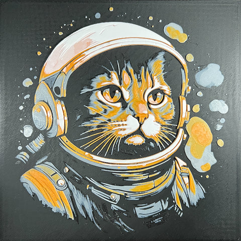 [DIGITAL DOWNLOAD] 3D Spacesuit Cat HueForge Filament Painting