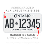 Replica Ontario Truck License Plate