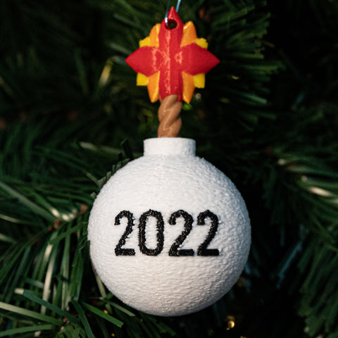 2022 Weather Bomb Ornament
