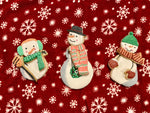 [DIGITAL DOWNLOAD] Snowman Family Cookie Cutter Set
