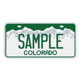 Replica Colorado License Plate
