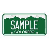 Replica Colorado License Plate