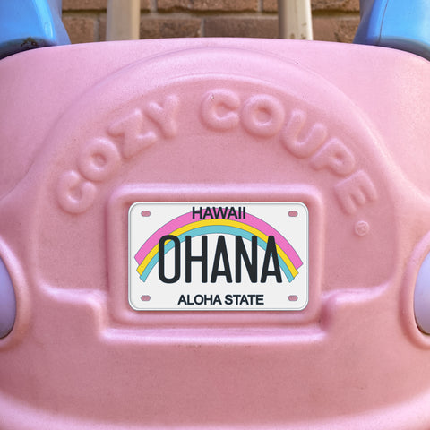 Hawaii Cozy Coupe License Plate