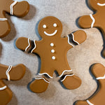 Magnetic Modular Gingerbread Man - Festive Fidget Fridge Friend
