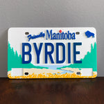 Replica Manitoba License Plate