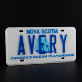 Replica Nova Scotia License Plate