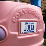 Ontario Cozy Coupe License Plate