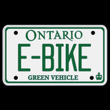 Ontario Green Vehicle E-Bike License Plate