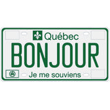 Replica Quebec Electric Vehicle License Plate