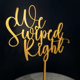 [DIGITAL DOWNLOAD] We Swiped Right Cake Topper