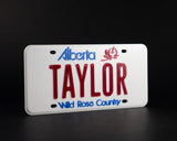 Replica Alberta License Plate