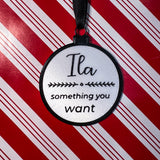 Personalized Reusable Holiday Gift Tags - Something To Read/Wear, Something You Want/Need